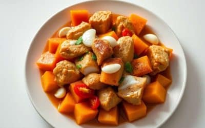 Recette Poulet Massalé et Patates Douces sans Gluten