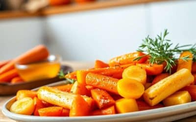 Carottes et panais rôtis au four : recette bio sans gluten