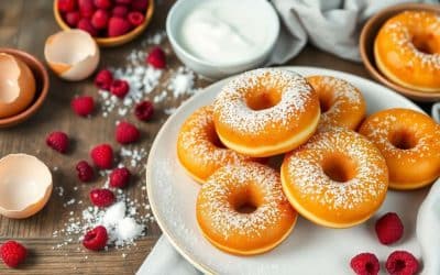 Beignets à la framboise sans gluten : recette gourmande