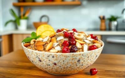 Muesli Protéiné : super Aliments, fruits Rouges et Fruits Secs sans Gluten
