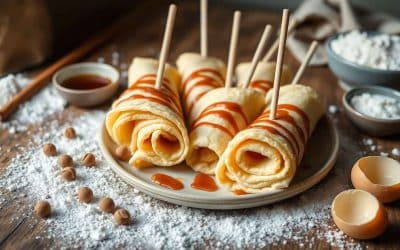 Crêpes Sans Gluten Façon Sucettes Roulées