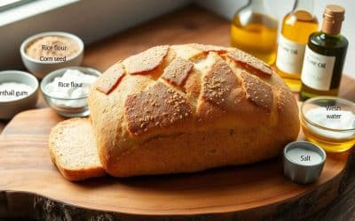 Recette de pain sans gluten au lin, gomme xanthane et levure fraîche