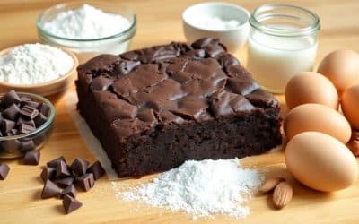 Brownie fondant sans gluten ni lactose : délice accessible à tous