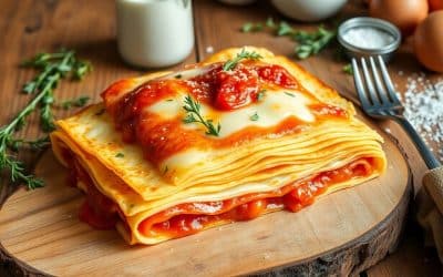 Lasagnes de crêpes sans gluten : recette gourmande et facile