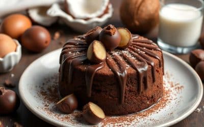 Dessert Coco Chocolat : farine de Châtaigne Sans Gluten