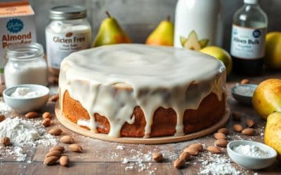 Gâteau Sans Gluten aux Poires et Purée d&rsquo;Amande : recette Gourmande