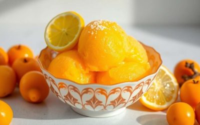 Sorbet Mirabelle sans Sorbetière : recette Facile