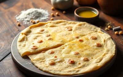 Recette de Socca : crĆŖpe sans Gluten Ć la Farine de Pois Chiches