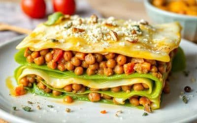 Lasagnes de chou vert sans gluten : recette vegan savoureuse