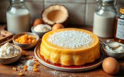 Flan coco sans gluten aux raisins et rhum : la recette facile !