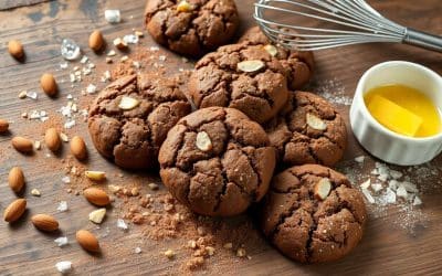 Biscuits sans gluten : recette au sarrasin, cacao et amandes