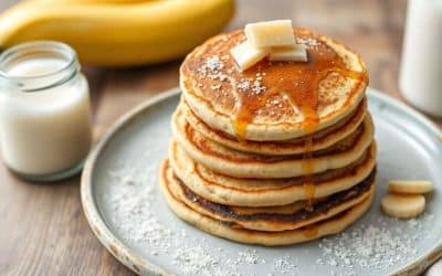 Pancakes à la banane sans œufs, sans lait, sans gluten : la recette douce et saine