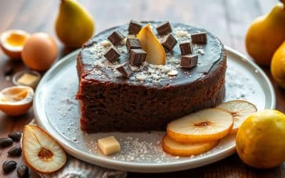 Gâteau Poire Chocolat Sans Gluten : recette Irrésistible