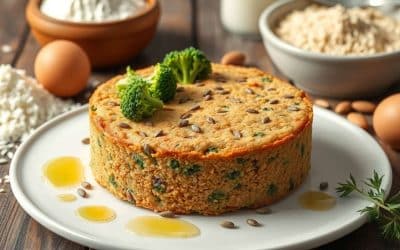 Cake Salé Sans Gluten : brocoli et Graines Savoureux