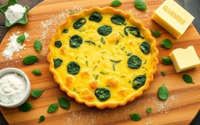 Tarte sans gluten aux épinards : recette gourmande