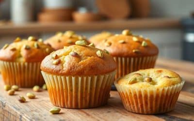 Génoise sans gluten : muffins à la pistache irrésistibles