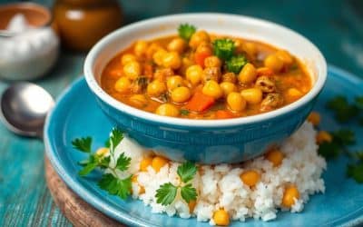 Curry de légumes savoureux sans gluten