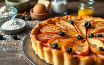 Tarte aux pommes sans gluten et mûres : découvrez la recette parfaite