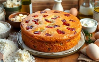 Cake salé sans gluten : pommes de terre et lard fumé