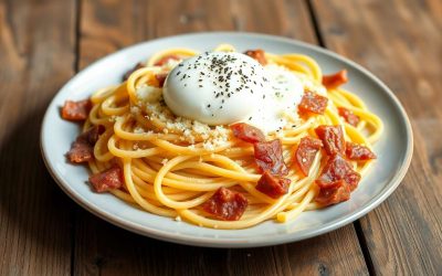 Spaghetti carbonara sans gluten : recette savoureuse