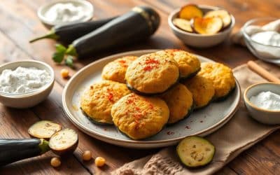 Beignets d&rsquo;aubergine sans œufs et sans gluten : recette gourmande