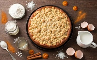 Crumbcake sans gluten au potiron et coco : la recette gourmande