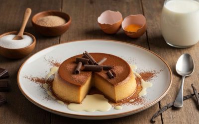 Flan au Chocolat : dessert Sans Gluten Délicieux