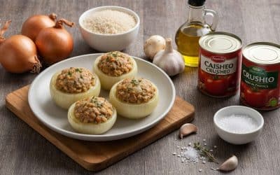 Recette d&rsquo;oignons farcis sans gluten