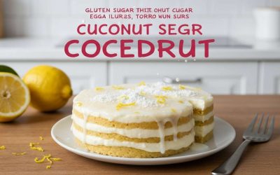 Entremets crémeux au citron : recette sans gluten, lait ni œufs