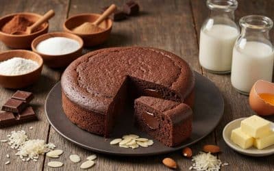 Cake sans gluten cœur chocolat : découvrez la recette gourmande