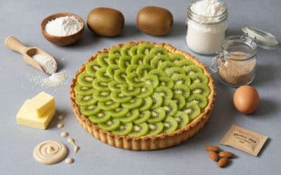 Recette de tarte sans gluten au kiwi