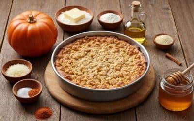 Recette de Crumble de Potimarron Sans Gluten pour Noël