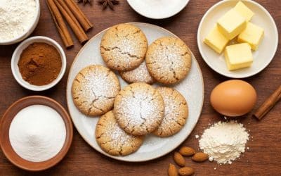 Biscuits de Noël sans gluten à la cannelle et gingembre