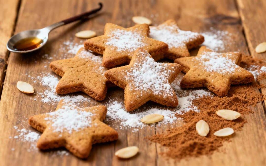Étoiles à la cannelle sans gluten : recette gourmande