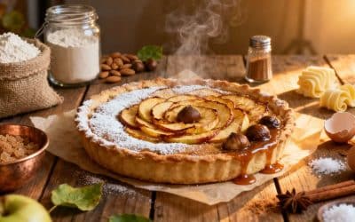 Tarte pommes-marrons sans gluten : découvrez la recette délicieuse