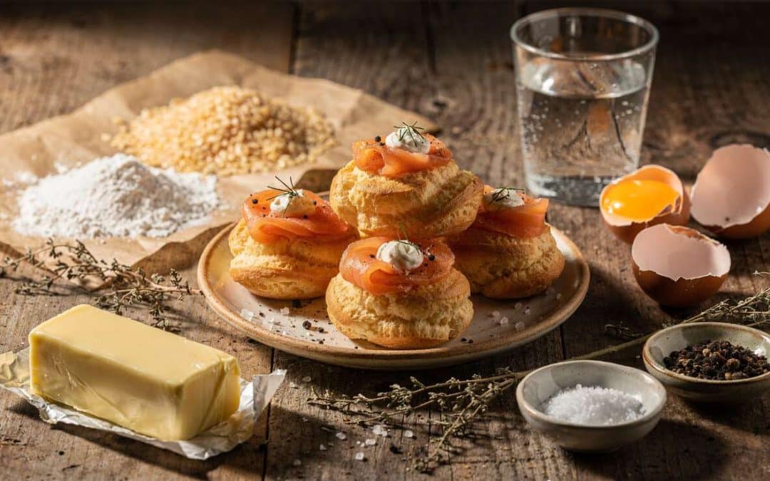 Choux salés sans gluten au saumon : la recette parfaite