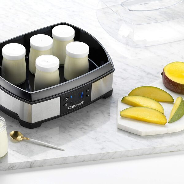 Cuisinart YM400E Yaourtière et fromagère 2 en 1, compacte