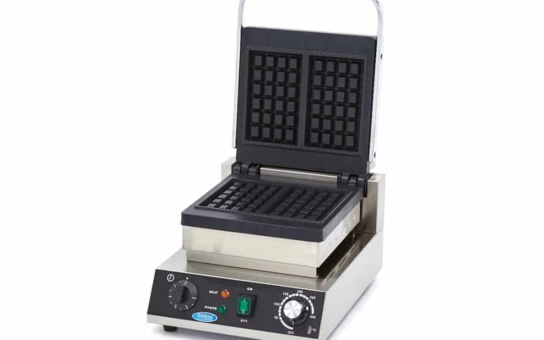 Test du gaufrier Bruxelles : revêtement antiadhésif et gaufres professionnelles