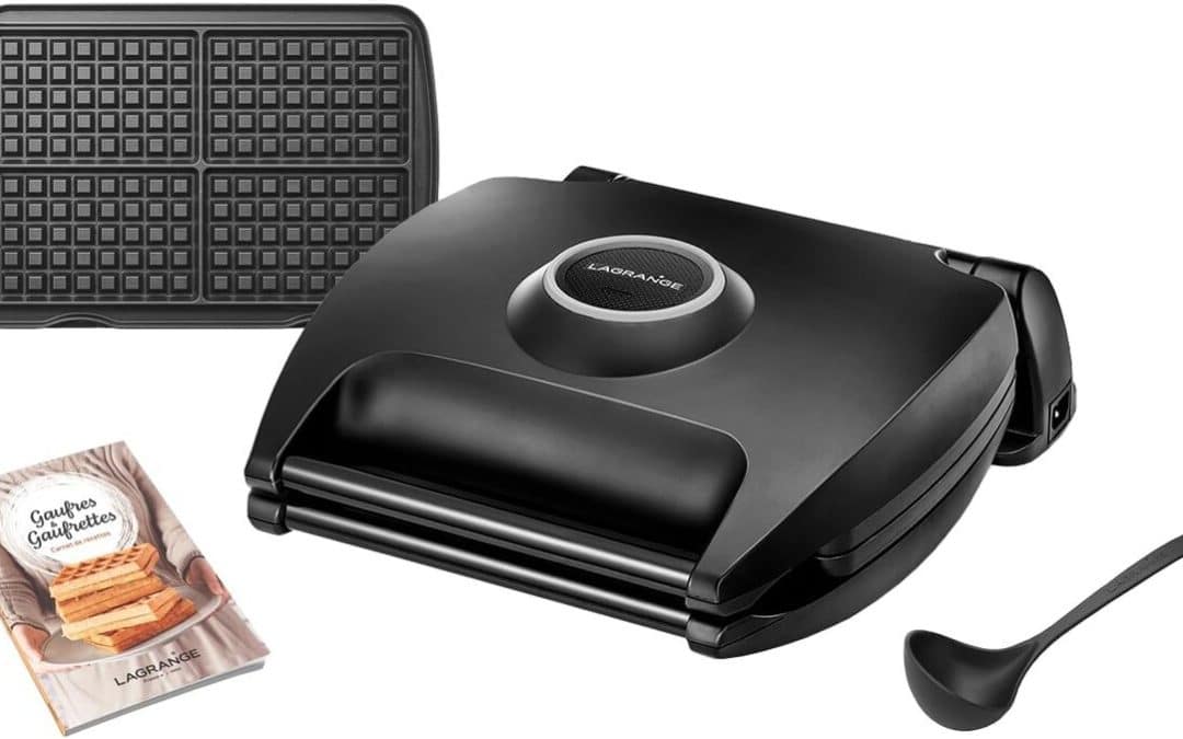 Test : plaque G 5x8 pour 4 gaufres