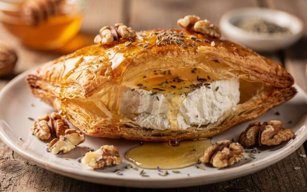 Recette de feuilleté chèvre miel sans gluten