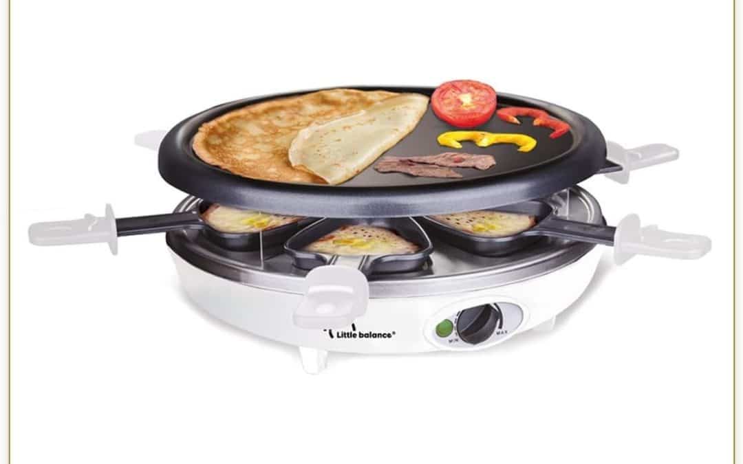 Test du Little Balance 8389 : raclette, grill et crêpière en un appareil