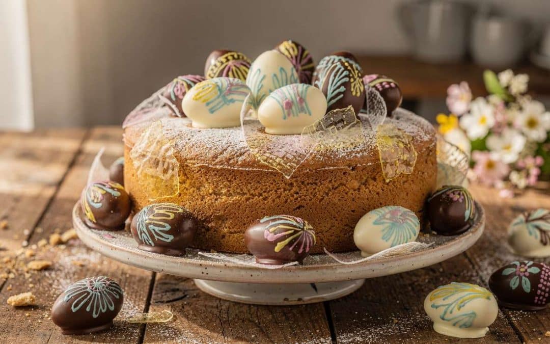 Œufs de Pâques sans gluten pour gâteau : recette maison