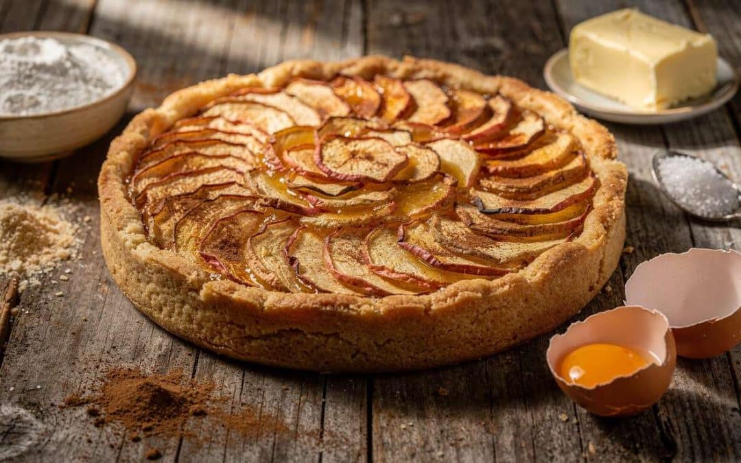 Tarte aux pommes sans gluten pour Pâques : la recette délicieuse