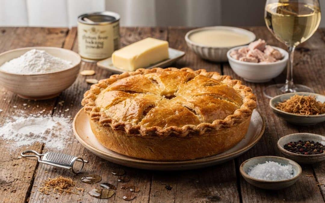 Recette de tourte au Riesling : sans gluten et sans lactose