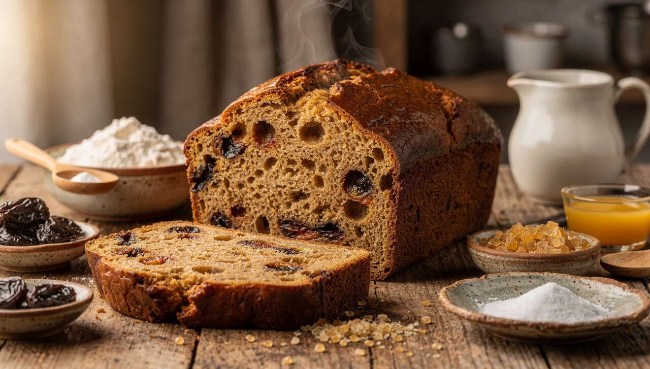 Recette : pain aux pruneaux sans gluten