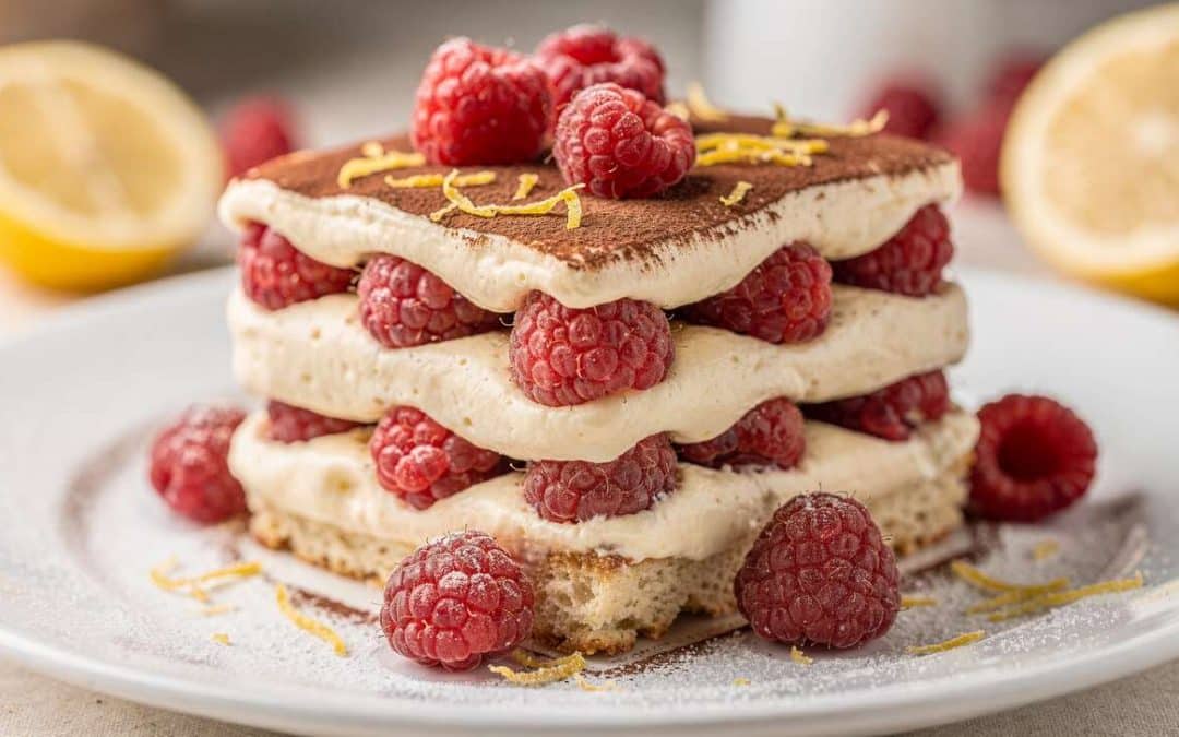 Tiramisu Citron Framboise Sans Gluten : recette Gourmande