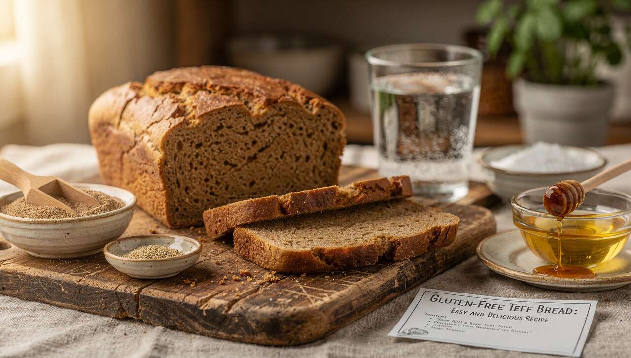 Pain au teff sans gluten : recette facile et délicieuse