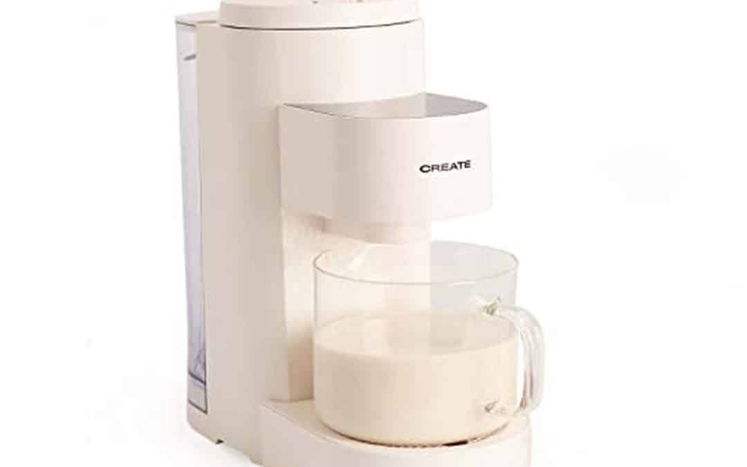 Machine à lait végétal : create vegan milk maker pro 1200W, appareil polyvalent pour boissons végétales