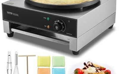 Test : crĂªpière Ă©lectrique 40 cm VEVOR 1700 W pour restaurant