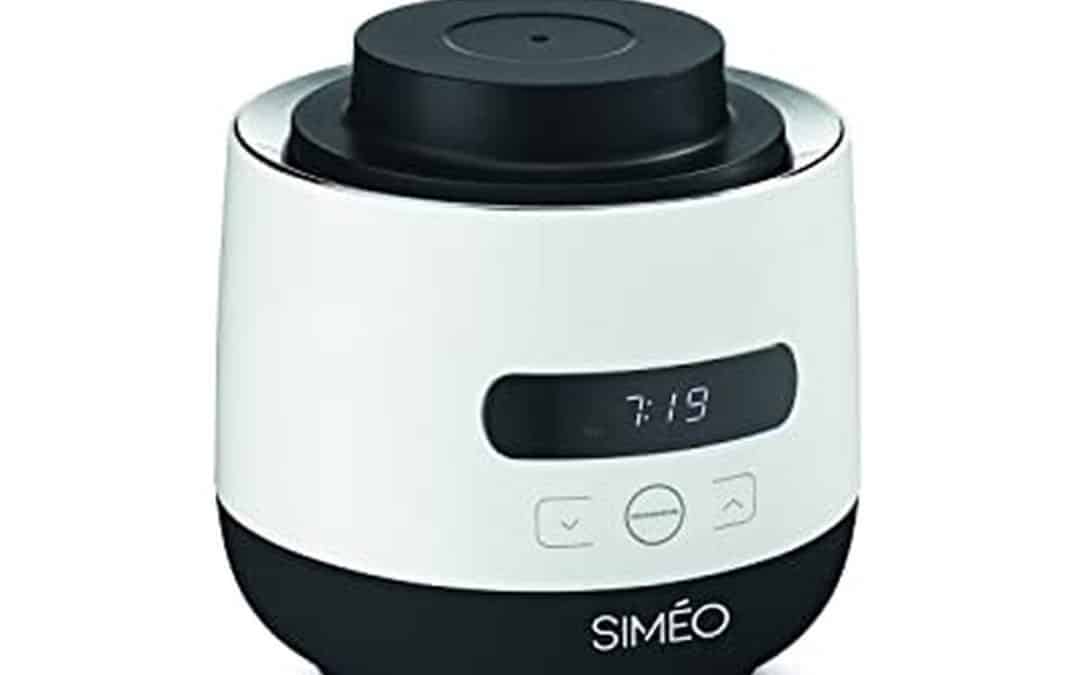 Test : yaourtière siméo YVA760 - 20W pour yaourts et fromages maison